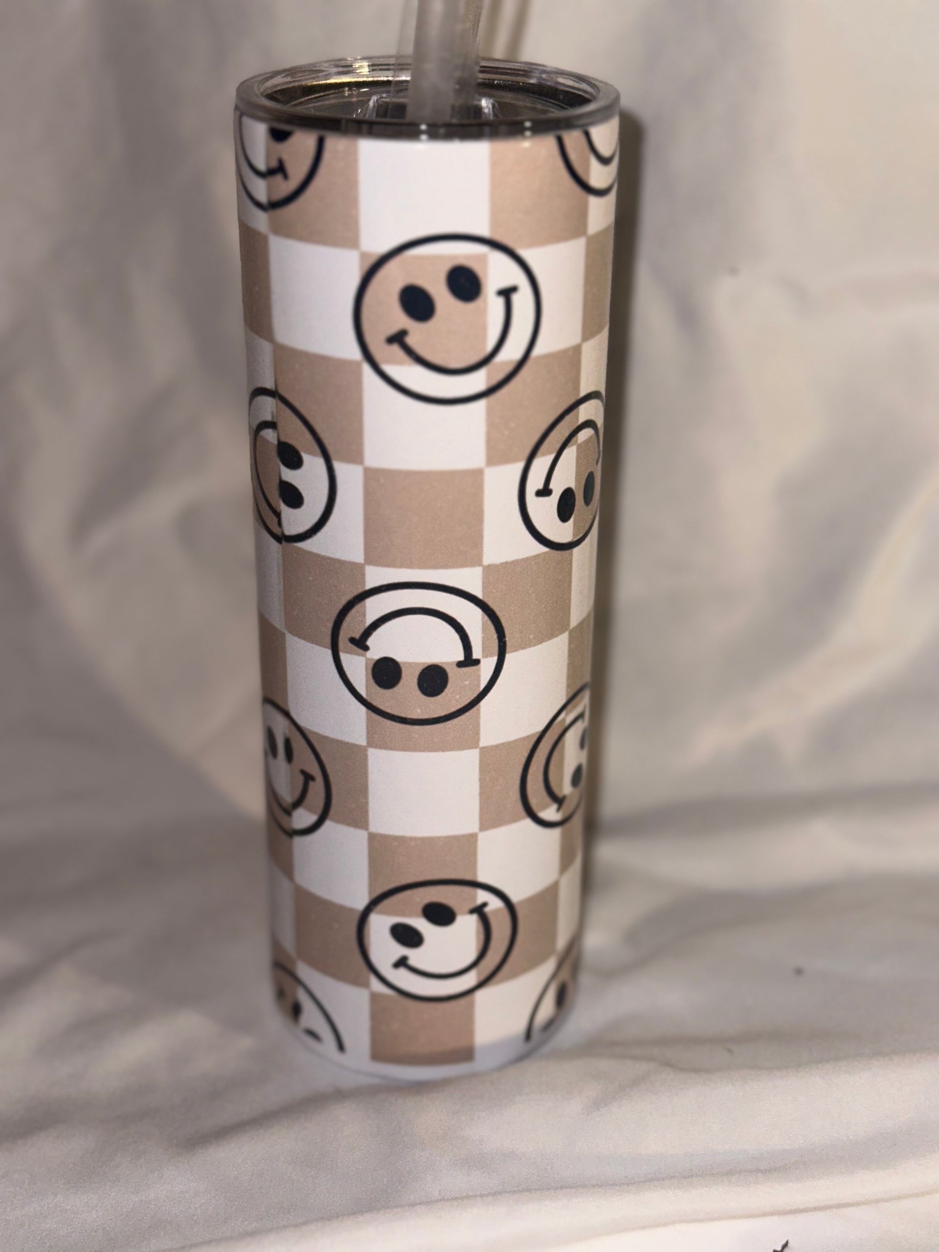 Zzkol Smiley Faces Coffee Tumbler with Lid and Straw, Flower Floral  Stainless Steel Travel Coffee Cu…See more Zzkol Smiley Faces Coffee Tumbler  with